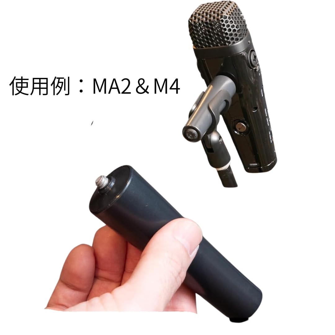 Amazon | ZOOM ズーム マイククリップアダプタ MA2 ブラック | マイク